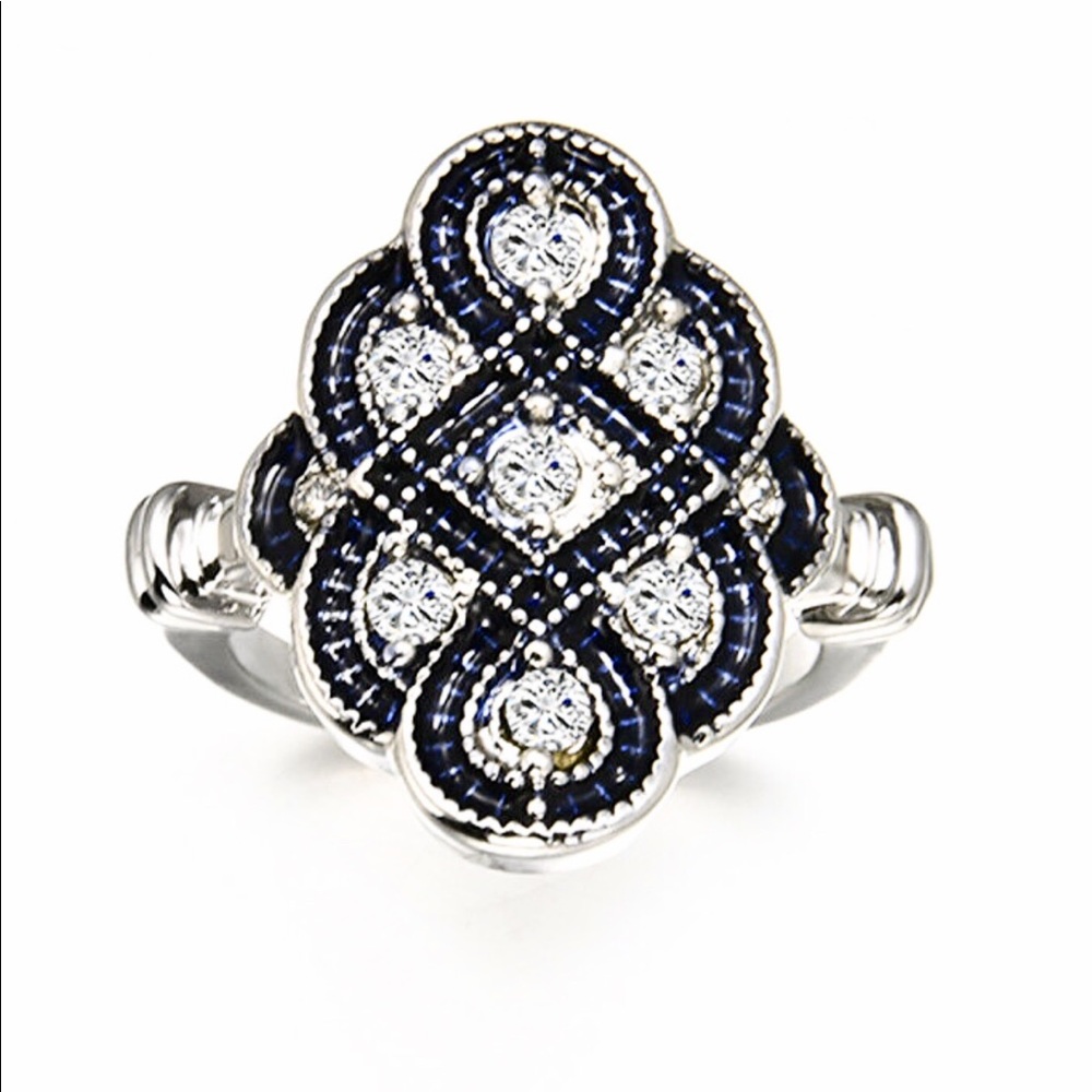 Art Deco Sterling Silver Ring